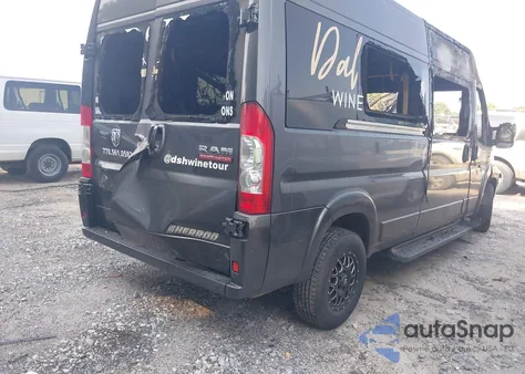 2015 Ram Promaster 2500 Window Van High Roof из США, поврежденный, VIN 3C6TRVPG4FE508692